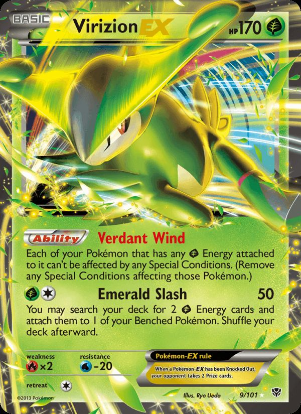 PSA 10 Virizion Plasma Blast graded Pokémon card