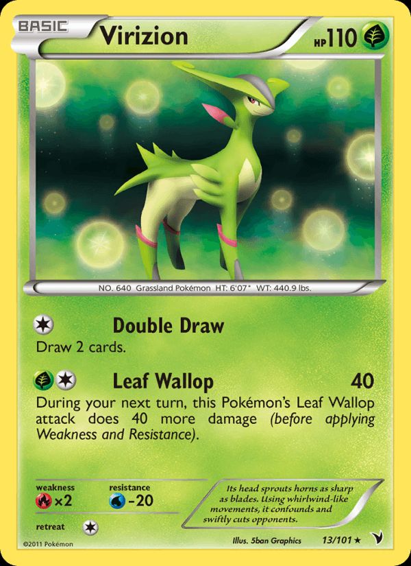 PSA 10 Virizion Noble Victories graded Pokémon card