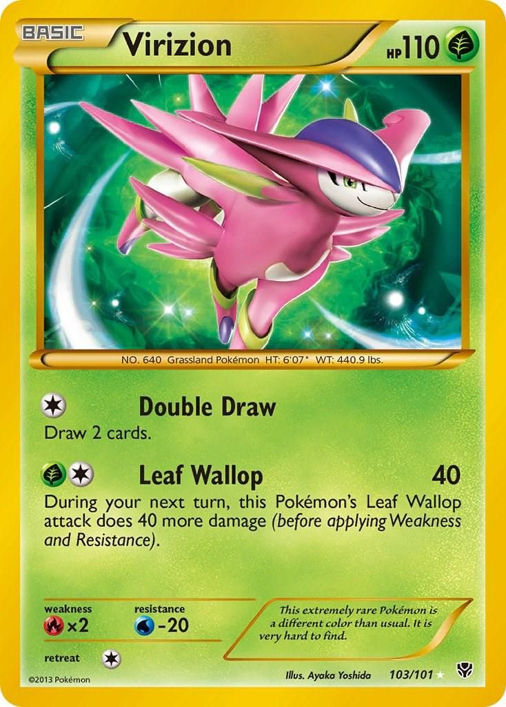 PSA 10 Virizion Plasma Blast graded Pokémon card