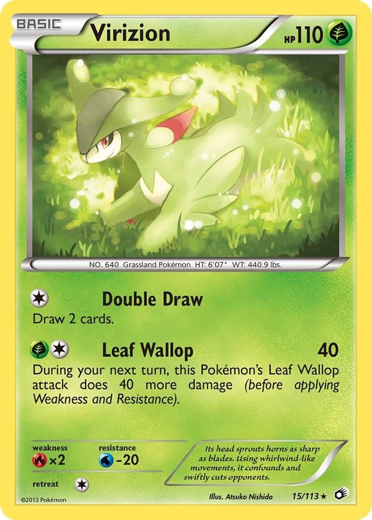 PSA 10 Virizion Legendary Treasures graded Pokémon card