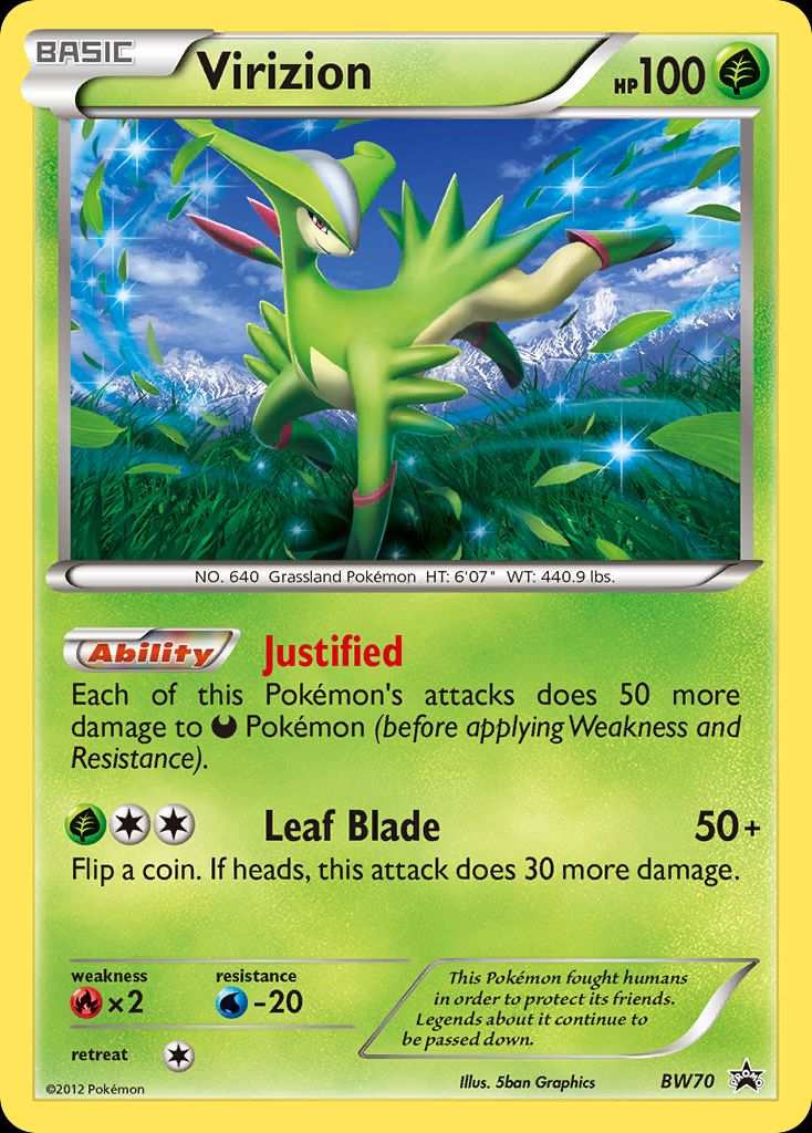 PSA 10 Virizion Black Star Promos graded Pokémon card