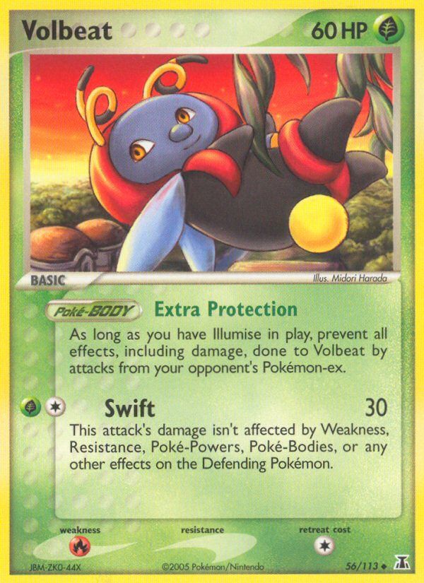 PSA 10 Volbeat EX Deoxys graded Pokémon card