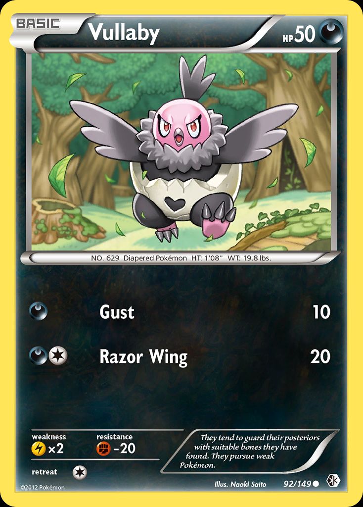 PSA 10 Vullaby Boundaries Crossed graded Pokémon card