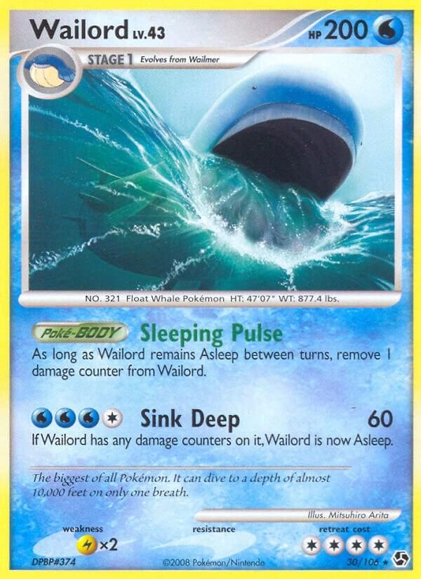 PSA 10 Wailord Mysterious Treasures graded Pokémon card
