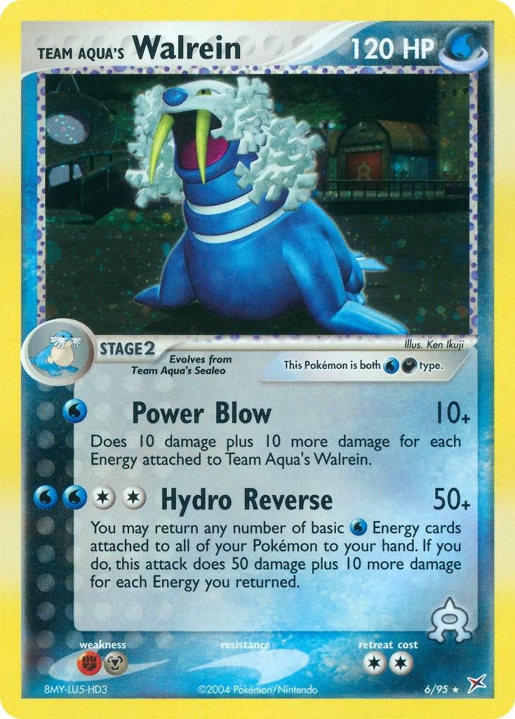 PSA 10 Walrein Magma vs Aqua: Two Ambitions graded Pokémon card