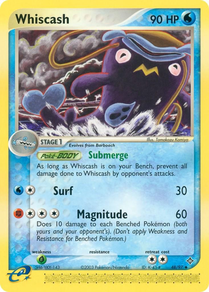 PSA 10 Whiscash EX Dragon graded Pokémon card