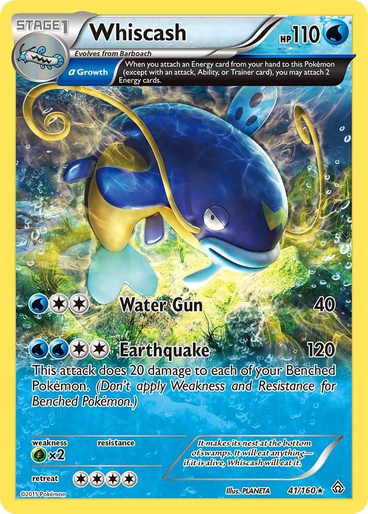 PSA 10 Whiscash EX Emerald graded Pokémon card