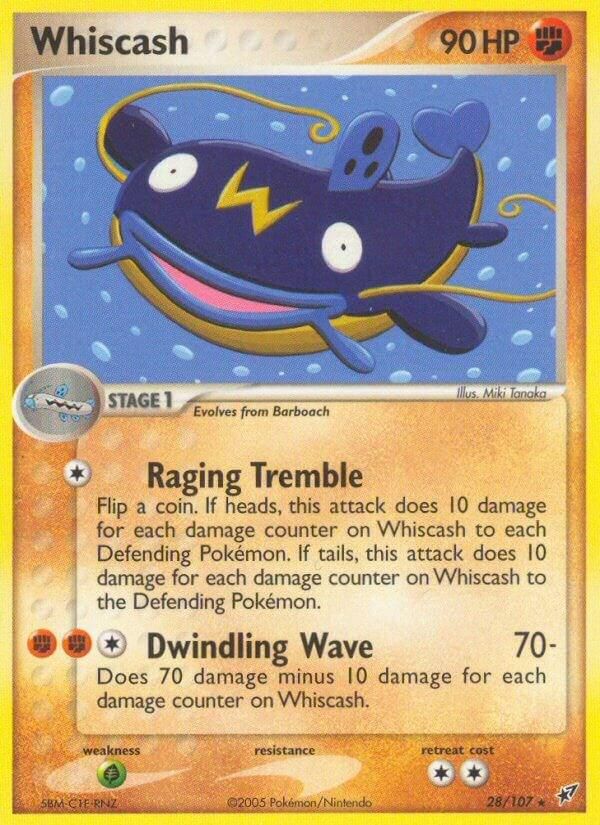 PSA 10 Whiscash Emerging Powers graded Pokémon card