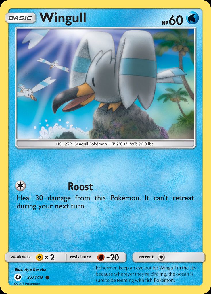 PSA 10 Wingull Obsidian Flames graded Pokémon card
