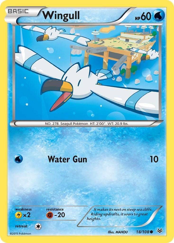 PSA 10 Wingull Evolving Skies graded Pokémon card