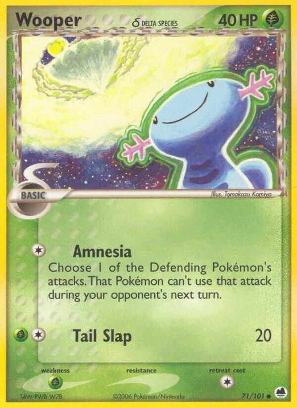 PSA 10 Wooper EX Dragon Frontiers graded Pokémon card