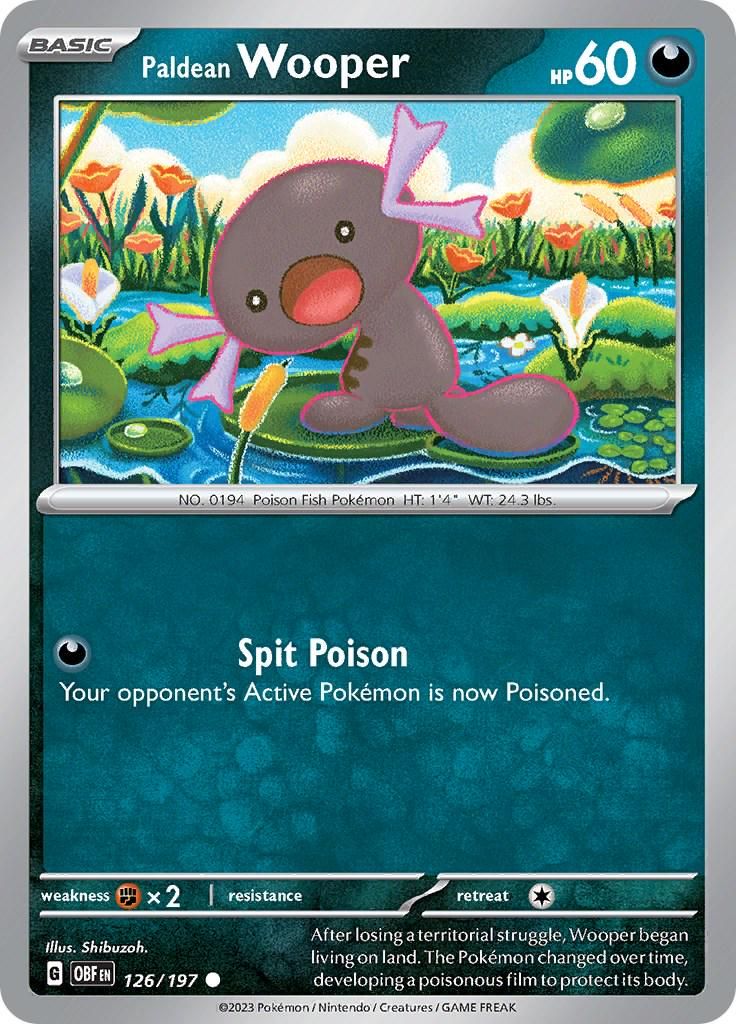 PSA 10 Wooper Paldea Evolved graded Pokémon card