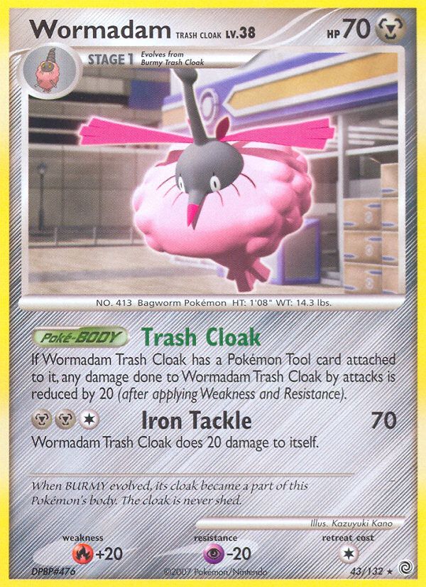 PSA 10 Wormadam Diamond & Pearl graded Pokémon card