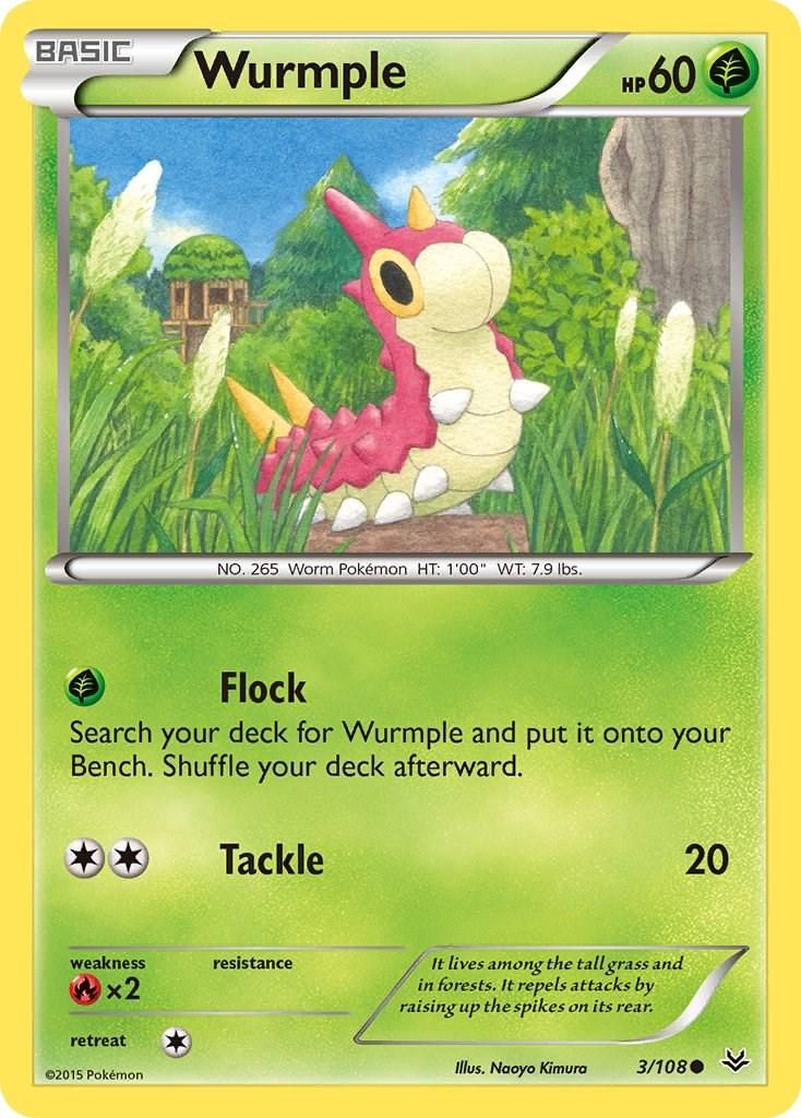 PSA 10 Wurmple Evolving Skies graded Pokémon card
