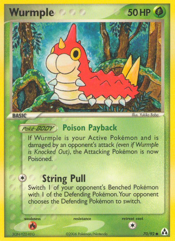 PSA 10 Wurmple Majestic Dawn graded Pokémon card