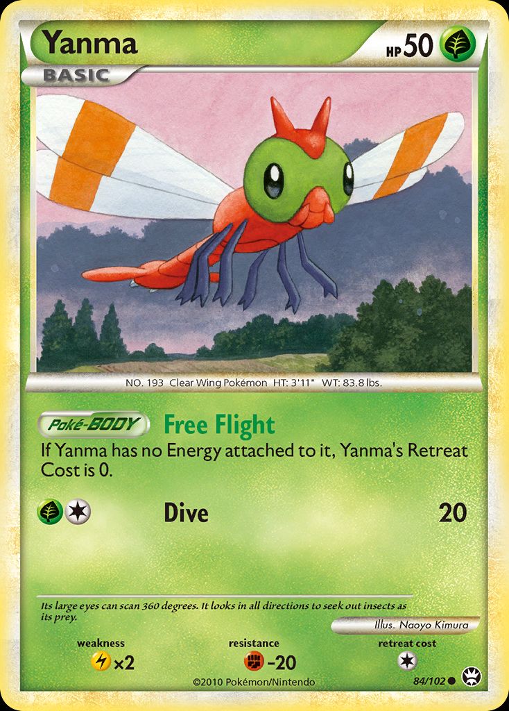 PSA 10 Yanma Triumphant graded Pokémon card