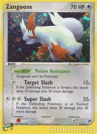 PSA 10 Zangoose Celestial Storm graded Pokémon card