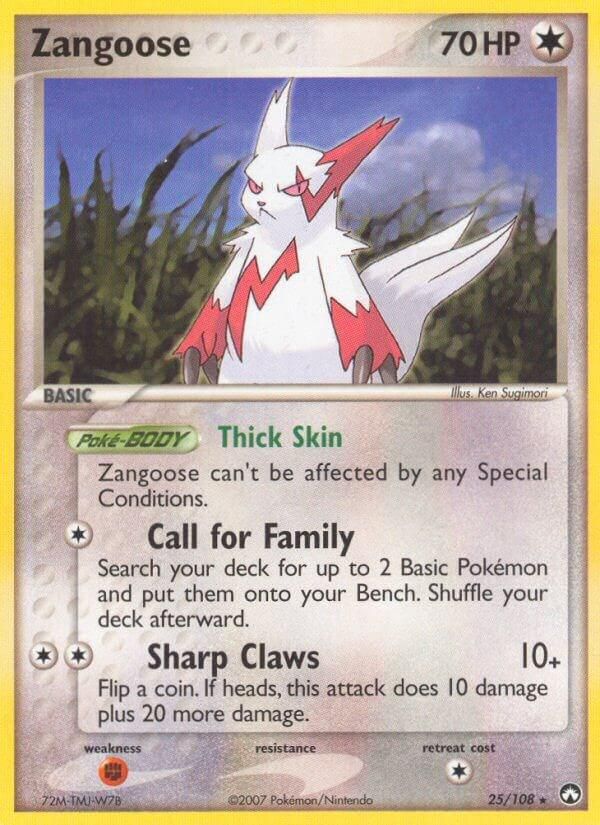 PSA 10 Zangoose EX Power Keepers graded Pokémon card