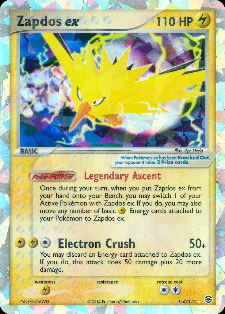 PSA 10 Zapdos ex FireRed & LeafGreen graded Pokémon card