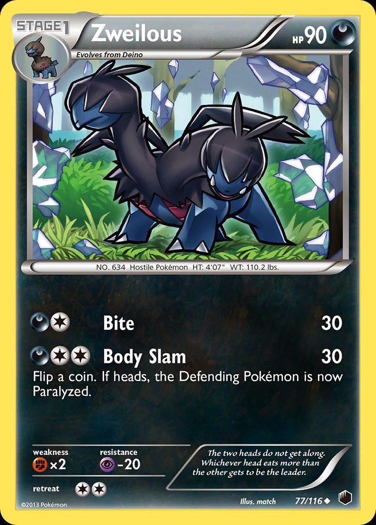 PSA 10 Zweilous Dragons Exalted graded Pokémon card