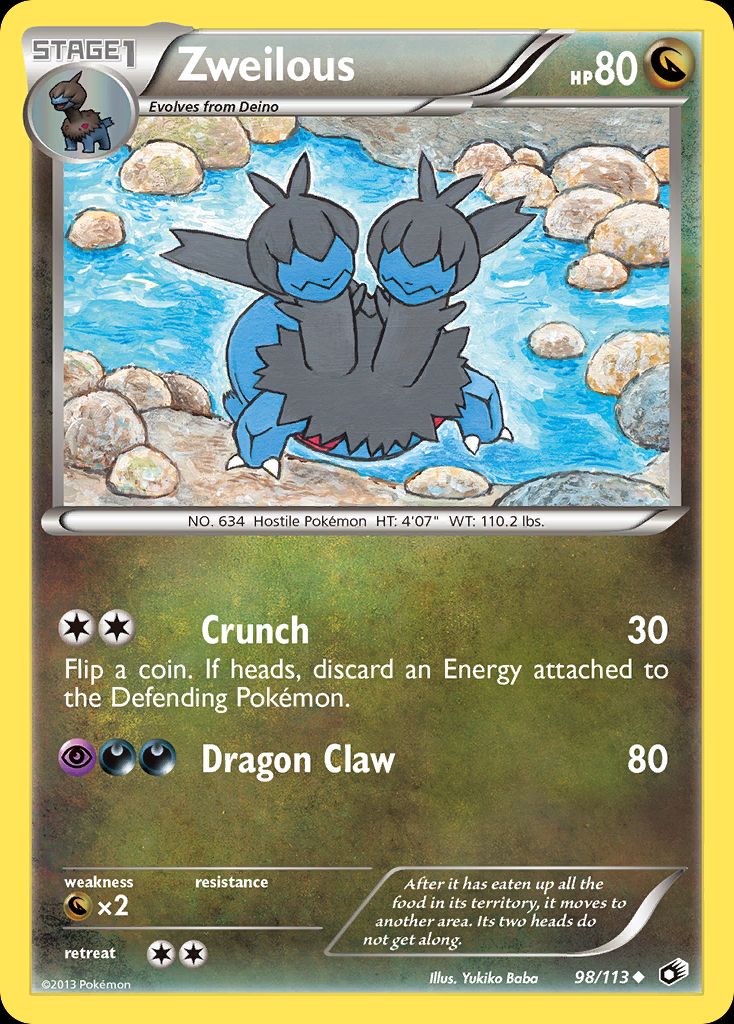 PSA 10 Zweilous Legendary Treasures graded Pokémon card