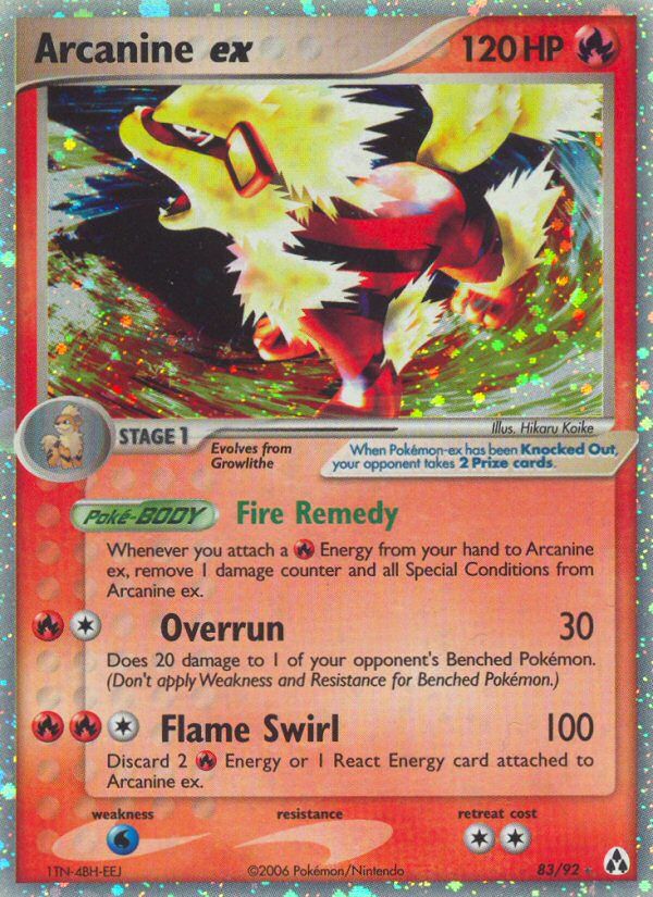 PSA 10 Arcanine ex EX Legend Maker graded Pokémon card