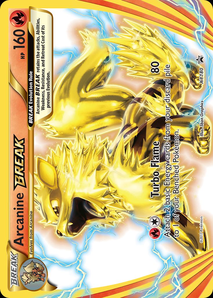 PSA 10 Arcanine BREAK BREAKpoint graded Pokémon card