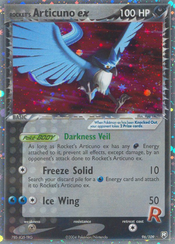 PSA 10 Rocket's Articuno ex Team Rocket Returns graded Pokémon card