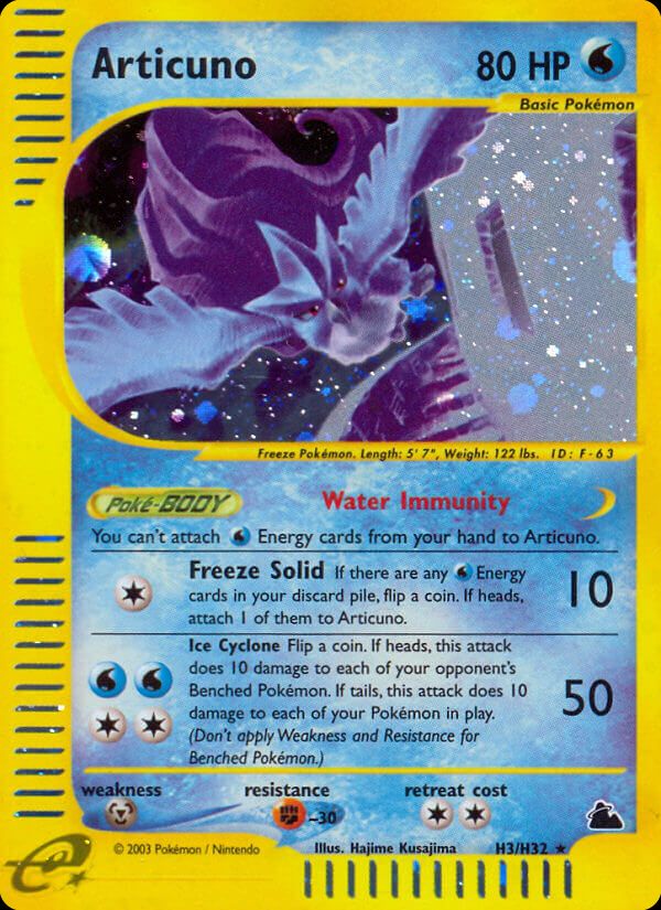 PSA 10 Articuno Aquapolis graded Pokémon card