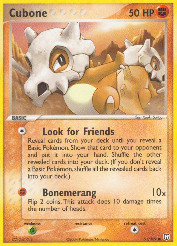 PSA 10 Cubone Fossil graded Pokémon card