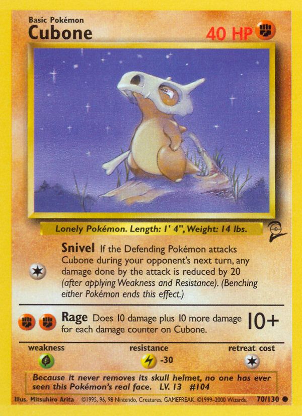 PSA 10 Cubone Team Rocket graded Pokémon card