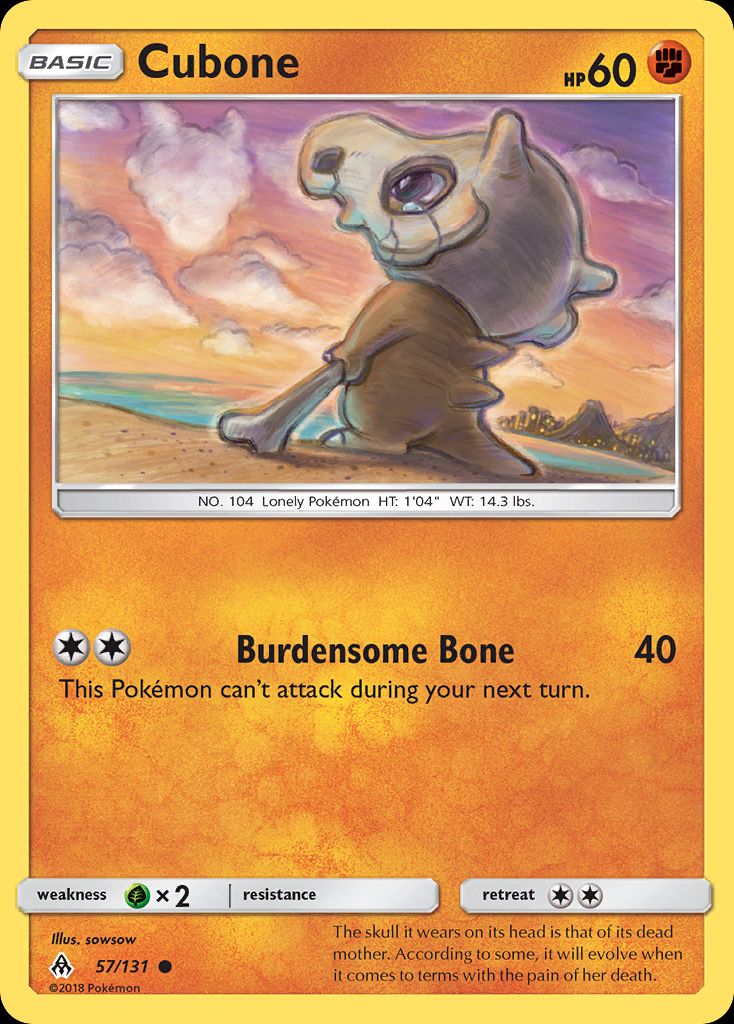 PSA 10 Cubone Legendary Collection graded Pokémon card