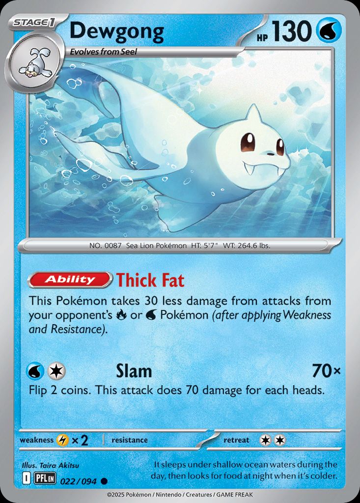 PSA 10 Dewgong Mysterious Mountains graded Pokémon card