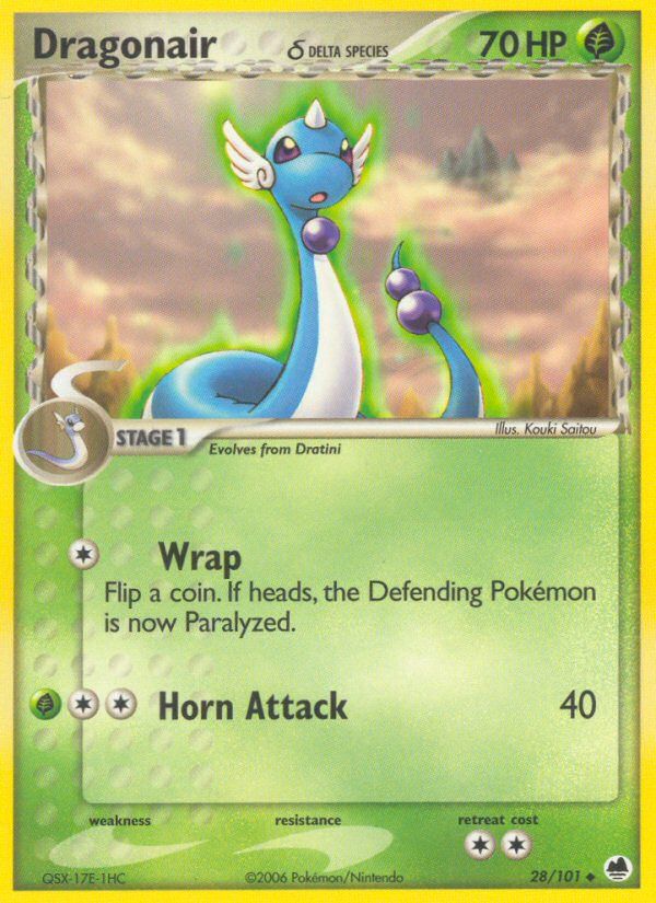 PSA 10 Dragonair EX Dragon Frontiers graded Pokémon card