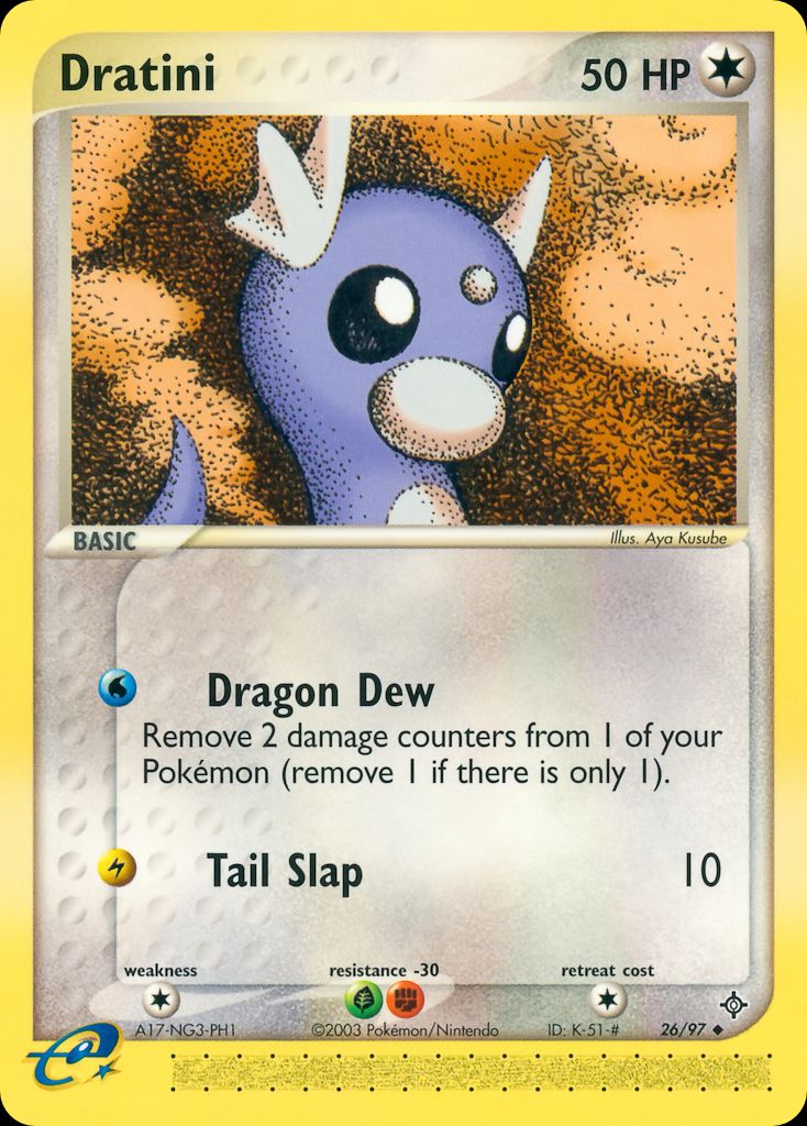 PSA 10 Dratini EX Dragon Frontiers graded Pokémon card