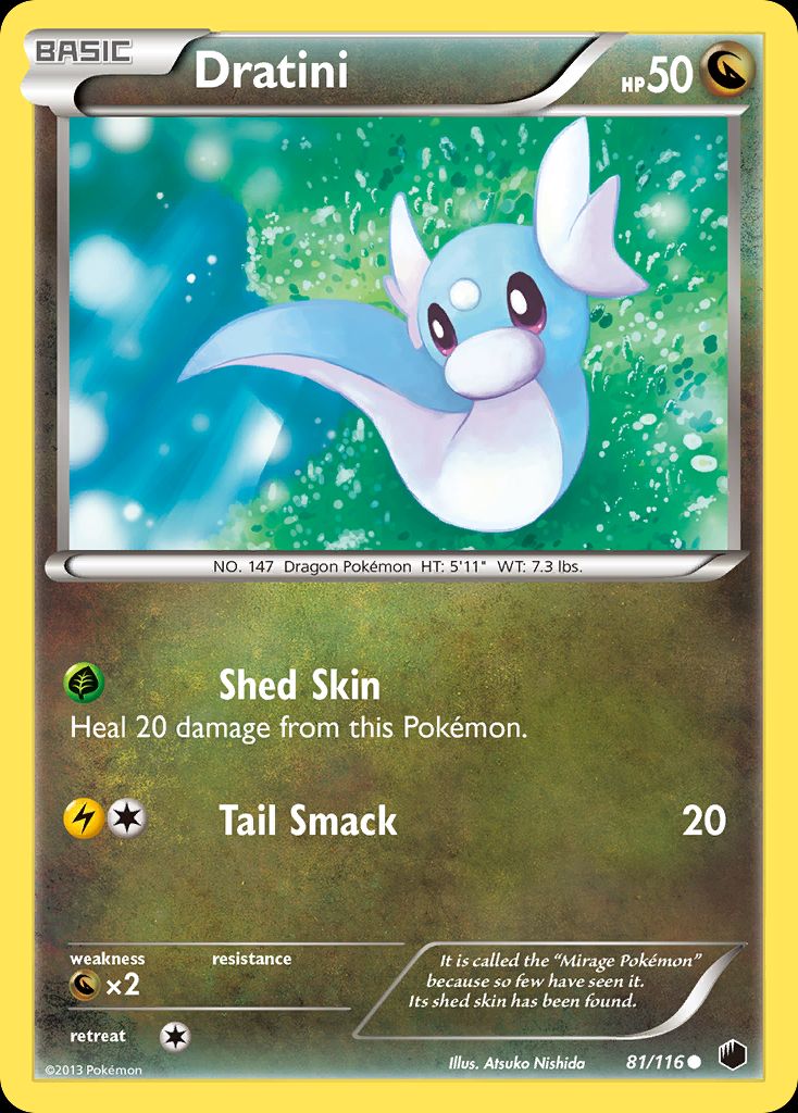 PSA 10 Dratini Plasma Freeze graded Pokémon card