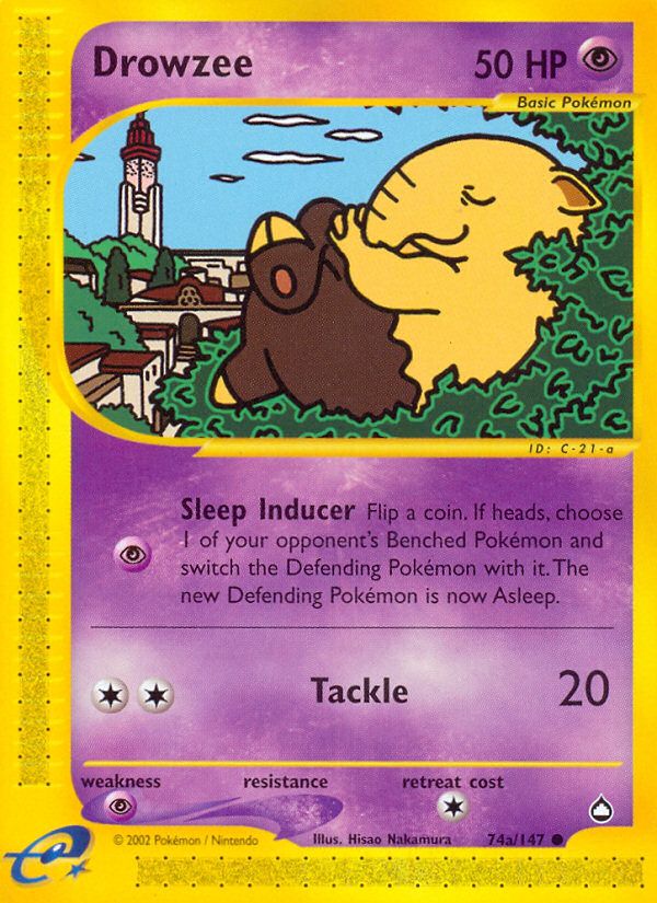 PSA 10 Drowzee Team Up graded Pokémon card