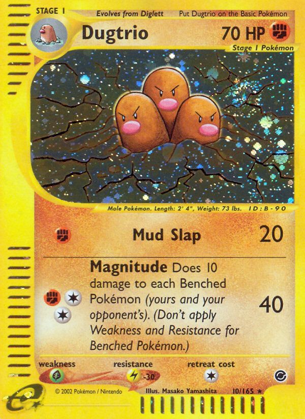 PSA 10 Dugtrio Expedition Base Set graded Pokémon card