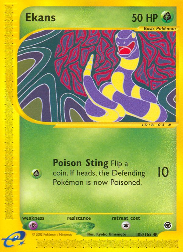 PSA 10 Ekans Expedition Base Set graded Pokémon card