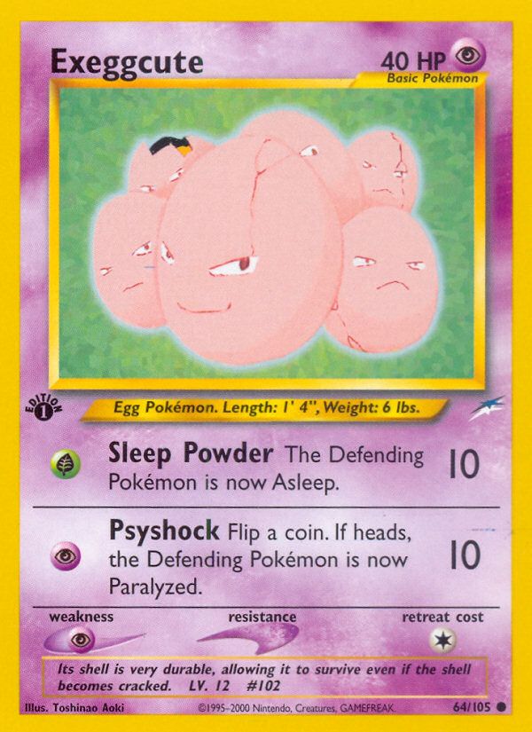 PSA 10 Exeggcute EX FireRed & LeafGreen graded Pokémon card