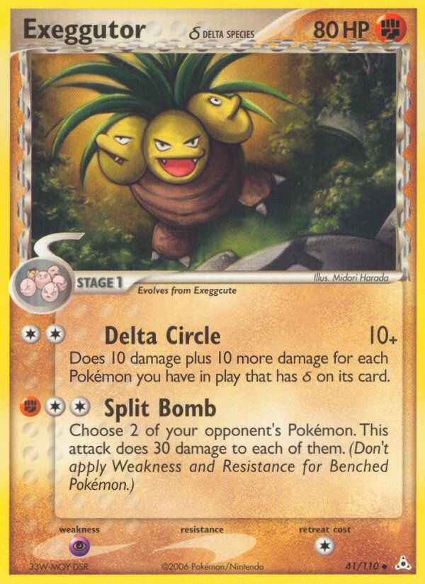 PSA 10 Exeggutor δ EX Holon Phantoms graded Pokémon card