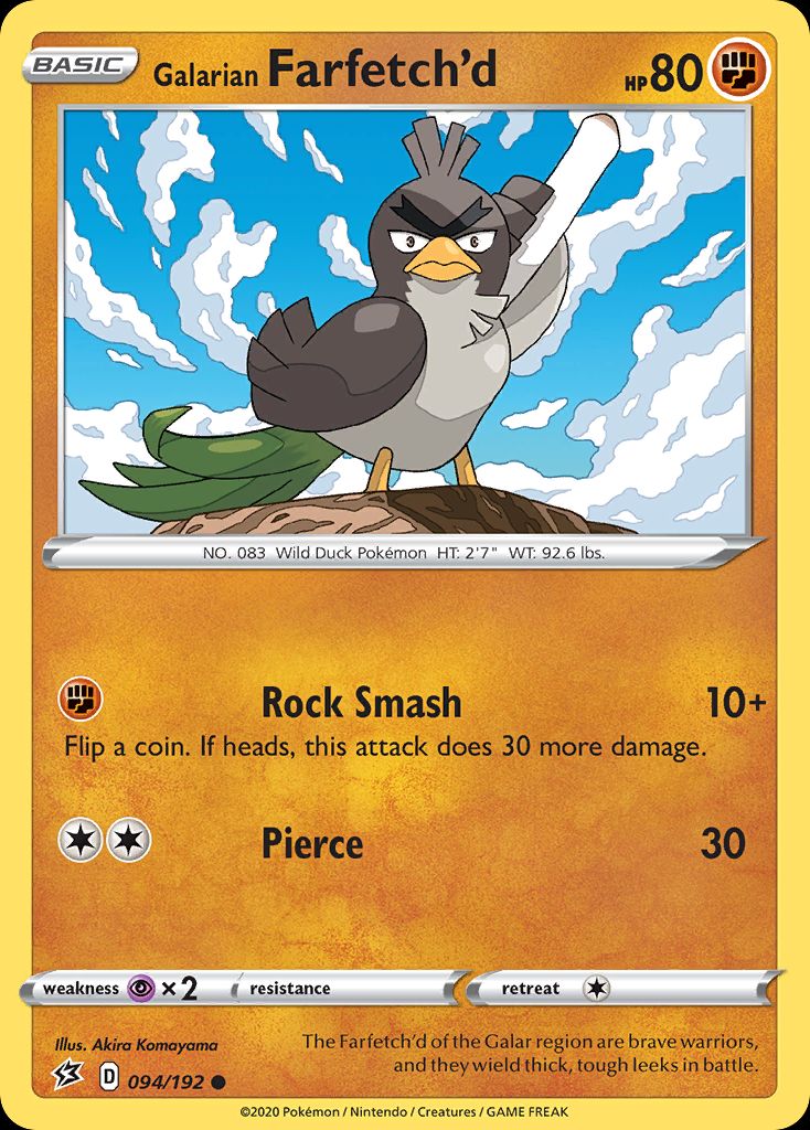 PSA 10 Galarian Farfetch'd 094 S-P promo graded Pokémon card