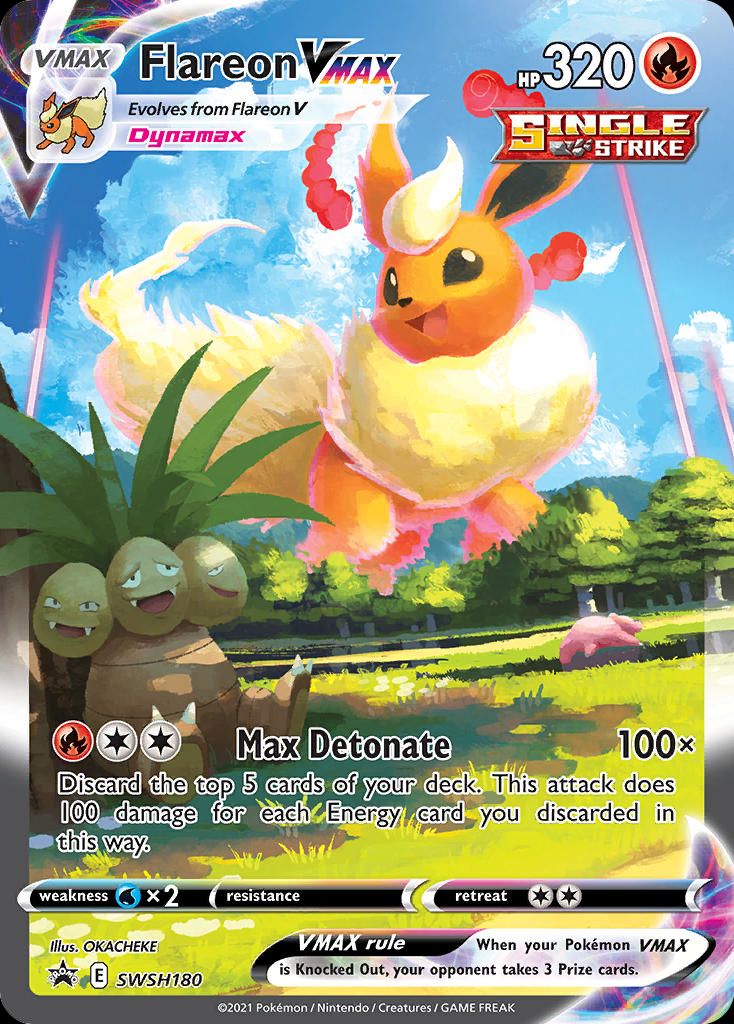 PSA 10 Flareon VMAX SWSH Black Star Promos graded Pokémon card