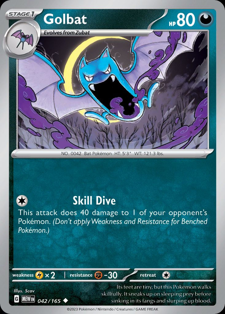 PSA 10 Golbat Pokémon Card 151 Japanese graded Pokémon card