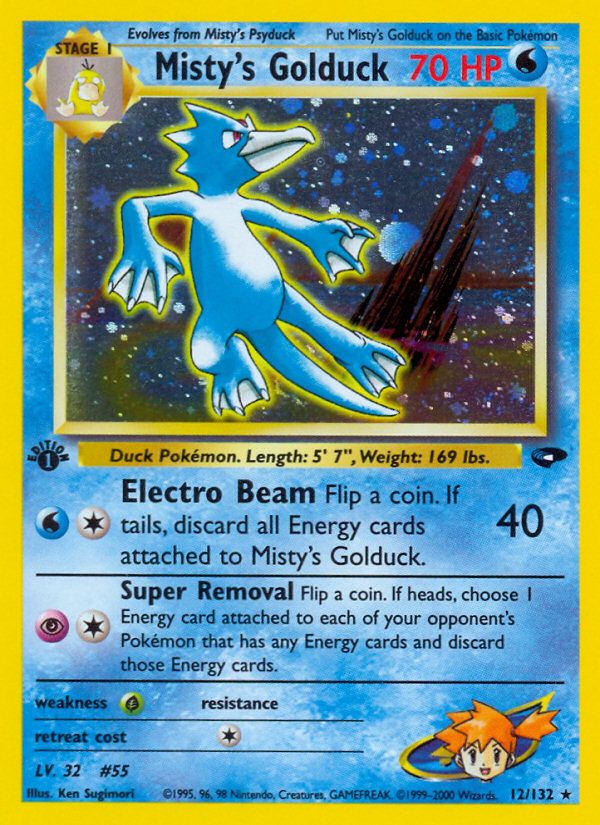PSA 10 Misty's Golduck Gym Challenge graded Pokémon card
