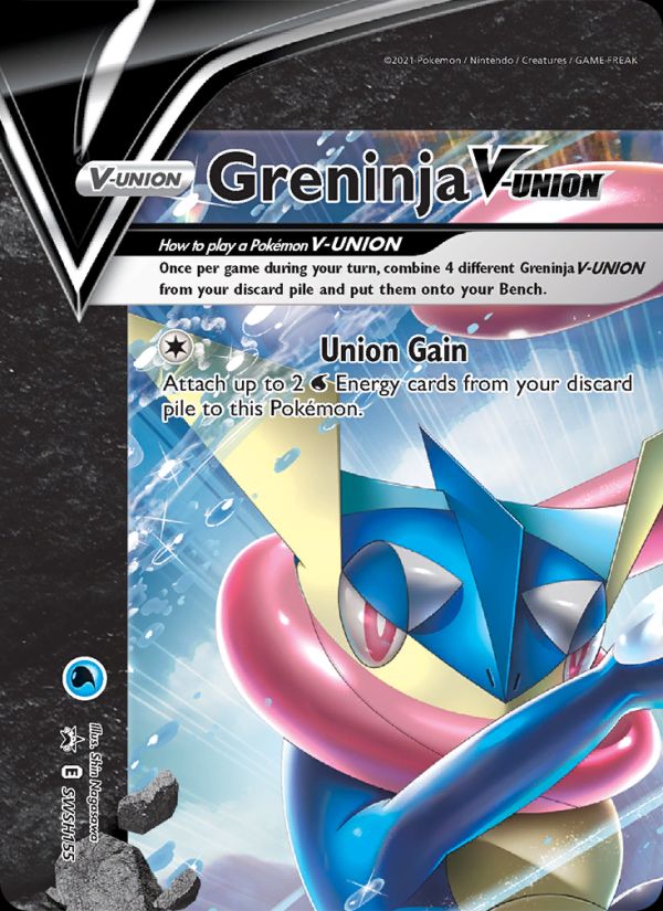 Greninja V-UNION promo Sword Shield PSA 10 graded Pokémon card