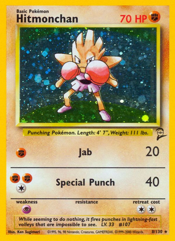 PSA 10 Hitmonchan Wizards Black Star Promos graded Pokémon card