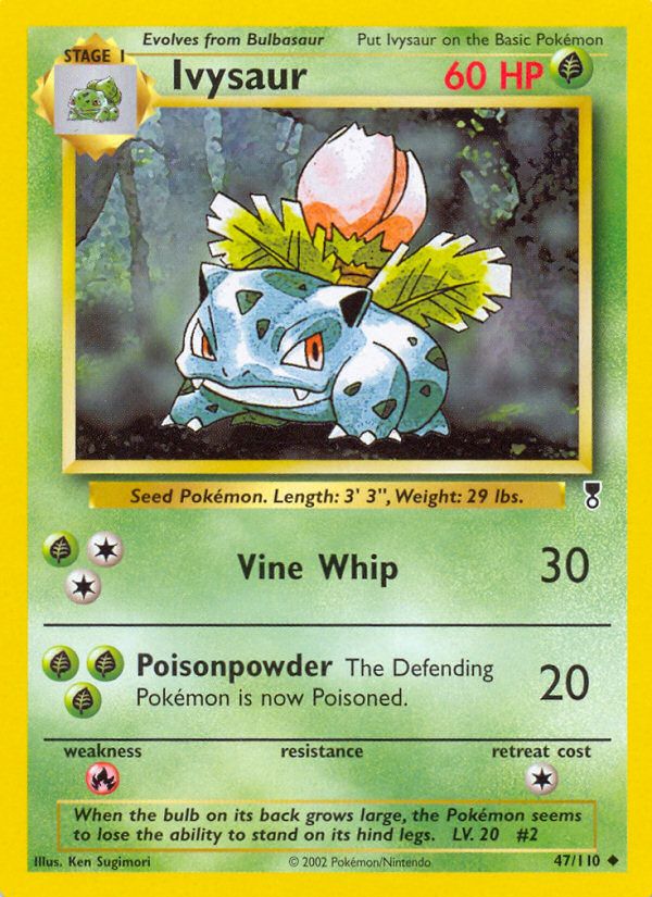 PSA 10 Ivysaur Legendary Collection graded Pokémon card