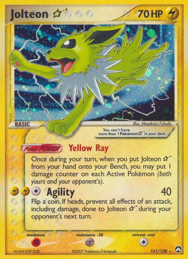 PSA 10 Jolteon Star POP Series 3 graded Pokémon card