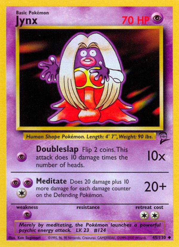 PSA 10 Jynx Challenge from the Darkness graded Pokémon card